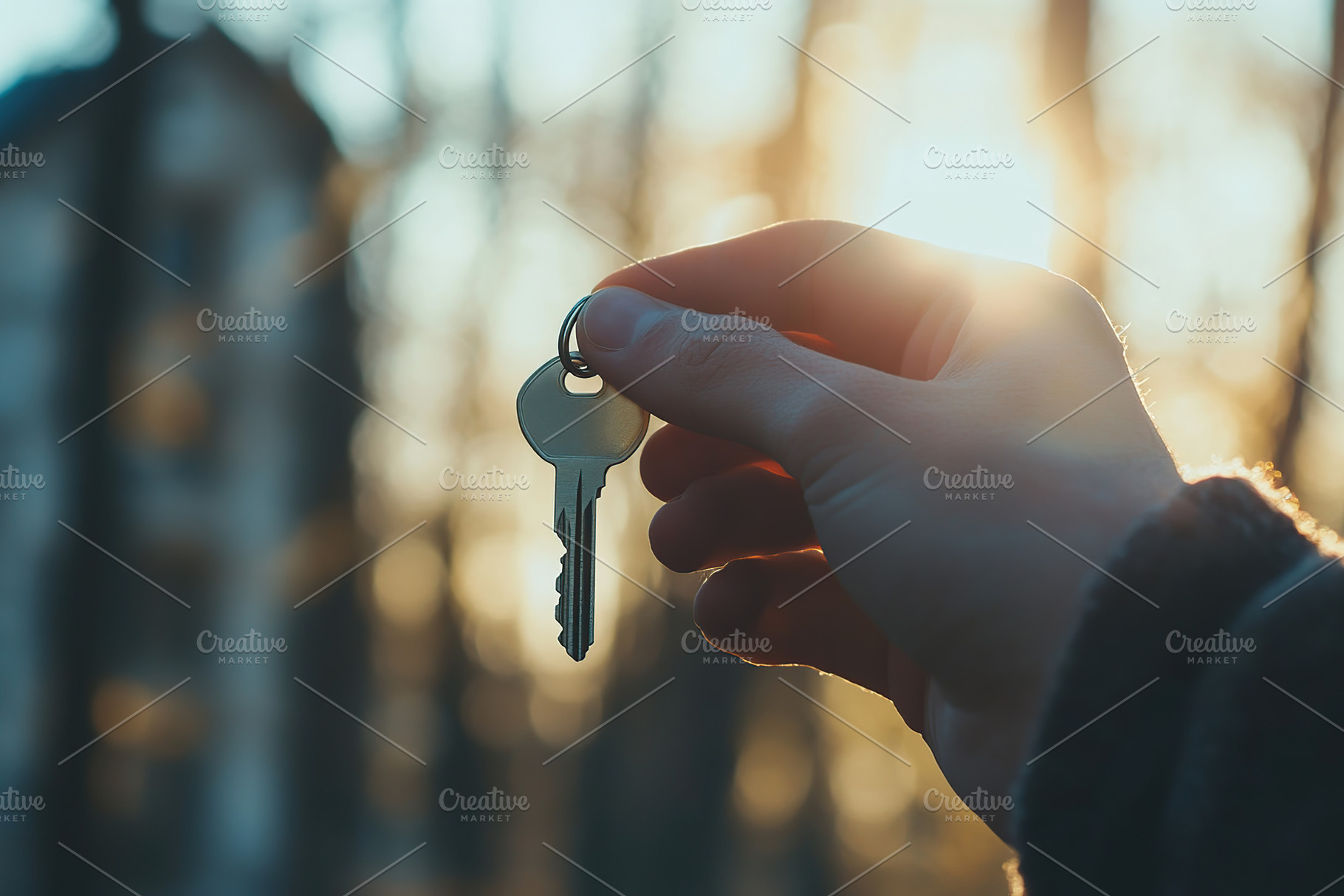 Hand holding key to a new house, a Photo by AlyaAnd