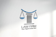 Scales of Justice Law Firm Logo, a Branding & Logo Template by YUDesignStore (Thumbnail 3 of 11)