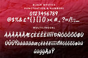 Black Mystics Raw Brush Display Font, a Handwritten Font by SNIPESCIENTIST (Thumbnail 31 of 38)
