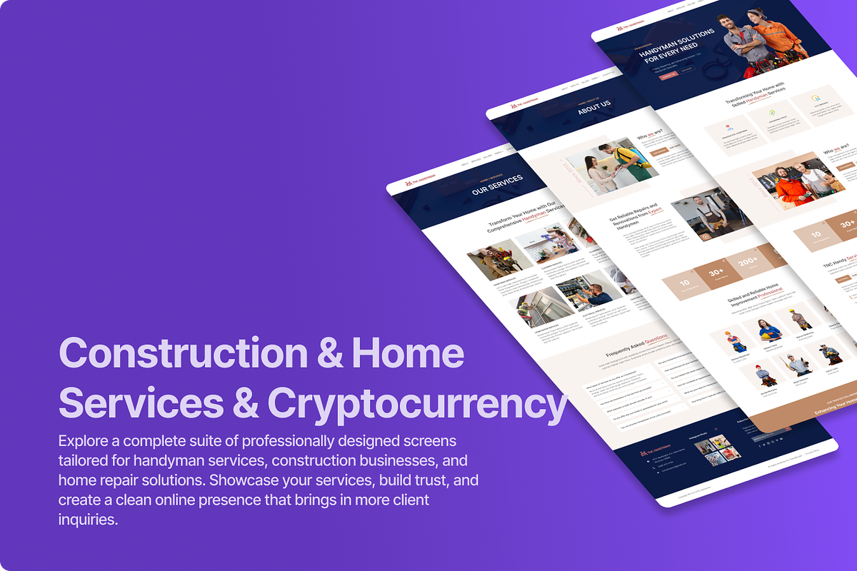 TNC Handyman -Home Services Figma UI, an UI Kit Template by TNCFlow (Photo 5 of 5)