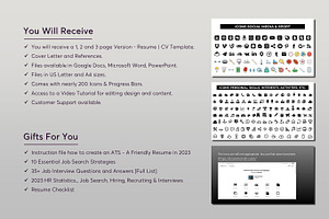 ATS Resume CV Word & Google Docs 34