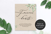 Forever in Our Hearts Sign, Aurora, an Invitation Template by Alice Bluefox (Thumbnail 2 of 6)