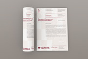 Simple Modern Letterhead, a Stationery Template by Neermana (Thumbnail 3 of 4)
