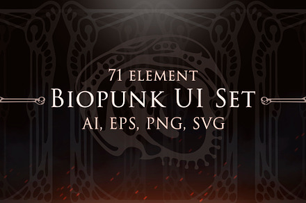 Biopunk UI Set