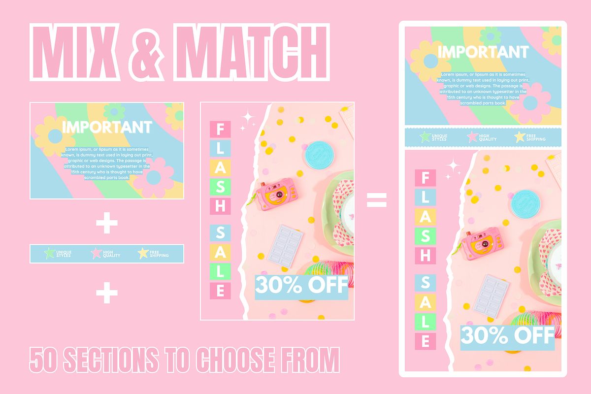 Bright & Fun Email Templates, an Email Template by SunshineStudioBoutique (Photo 4 of 9)