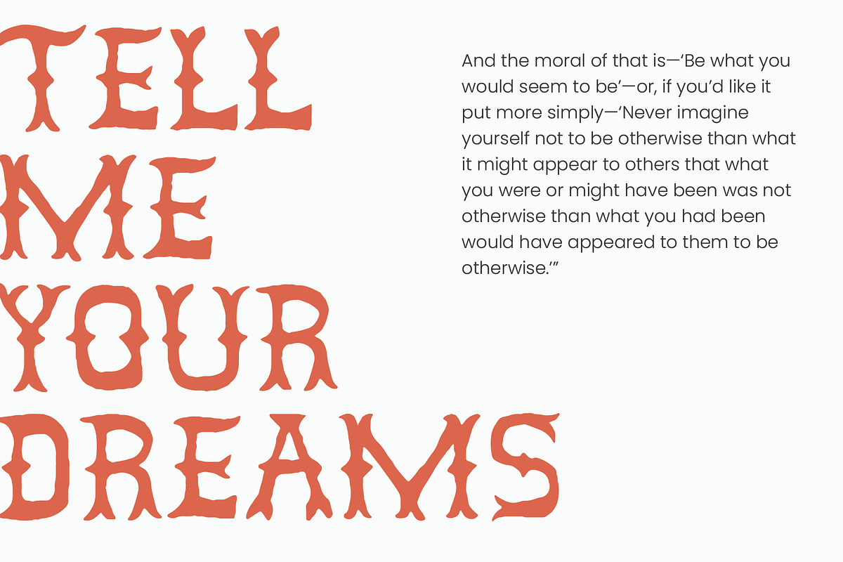 In the Meadow, a Serif Font by Midnight Grim (Photo 8 of 8)