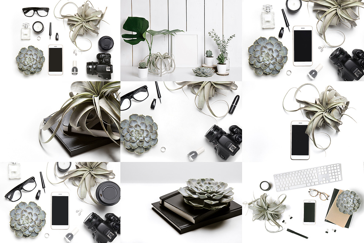 Black & Green photo bundle, an iPhone Mockup by KateAedon (Photo 3 of 3)
