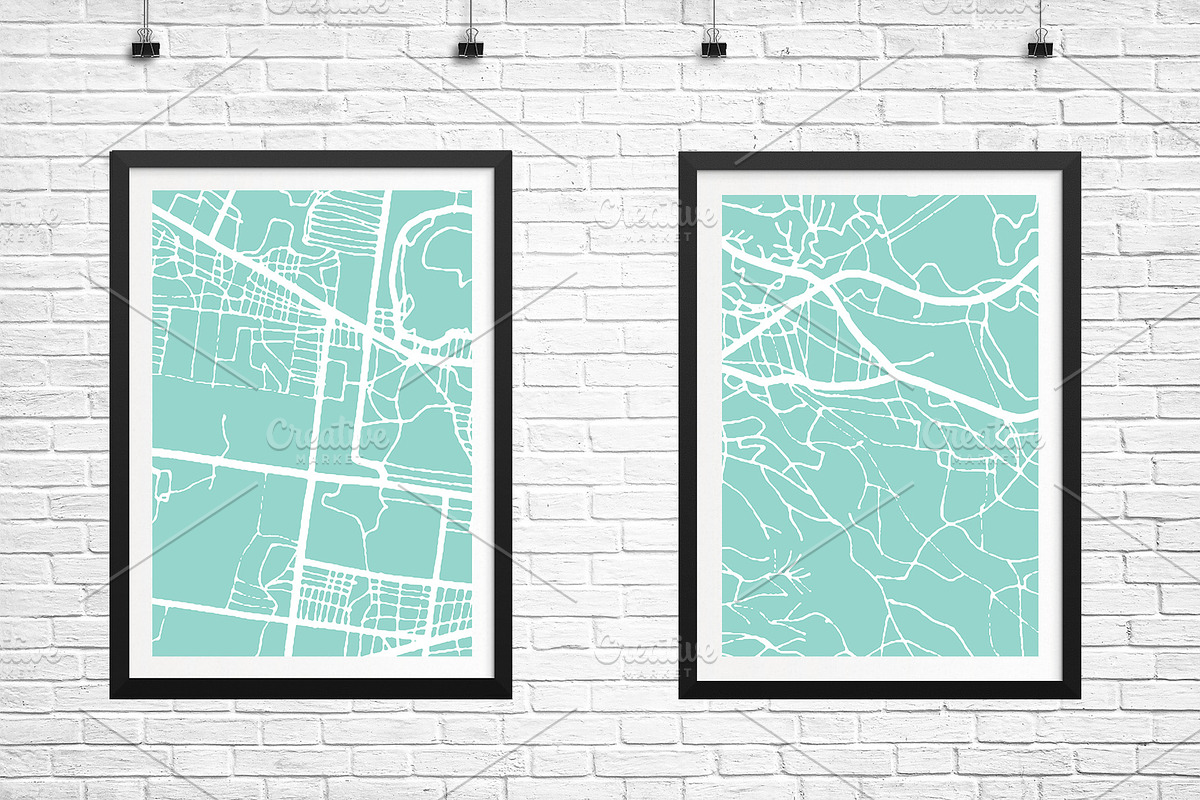 London England City Map in Retro, a Transportation Illustration by Booblgum (Photo 6 of 8)
