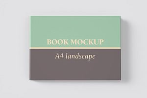 Landscape Book Mockup - 12 Views