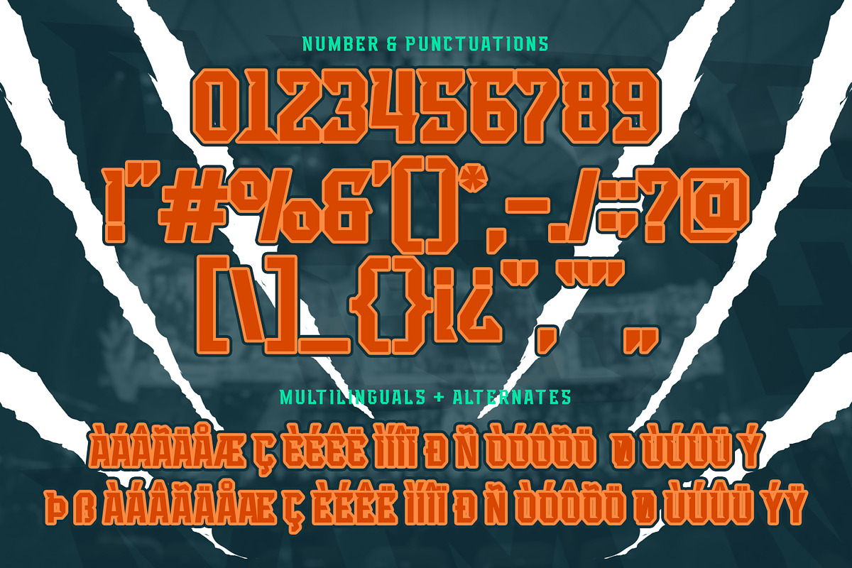 Headbears - Modern Esport Font, a Font by Almarkhatype (Photo 9 of 10)
