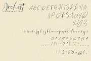 Orchest Luxury Calligraphy Font, a Script Font by Arendxstudio (Thumbnail 10 of 10)