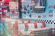 Vintage Distressed Film Overlays, a Texture Graphic by Freezerondigital (Thumbnail 8 of 13)