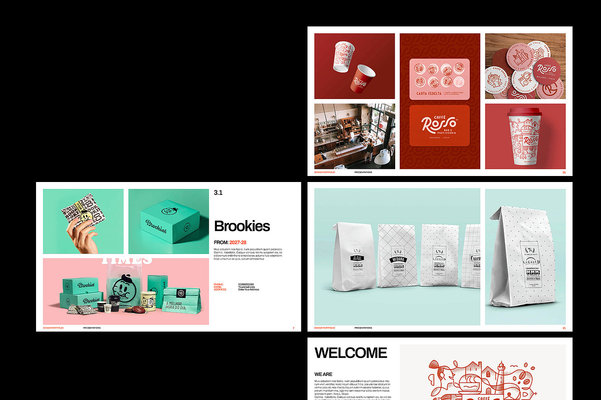 Design Portfolio Presentation Deck, a Presentation Template by Templeste (Photo 2 of 5)