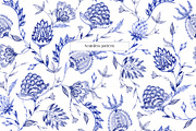 LUXURY BATIK, Watercolor set!, a Pattern Graphic by HannaStudio (Thumbnail 5 of 10)