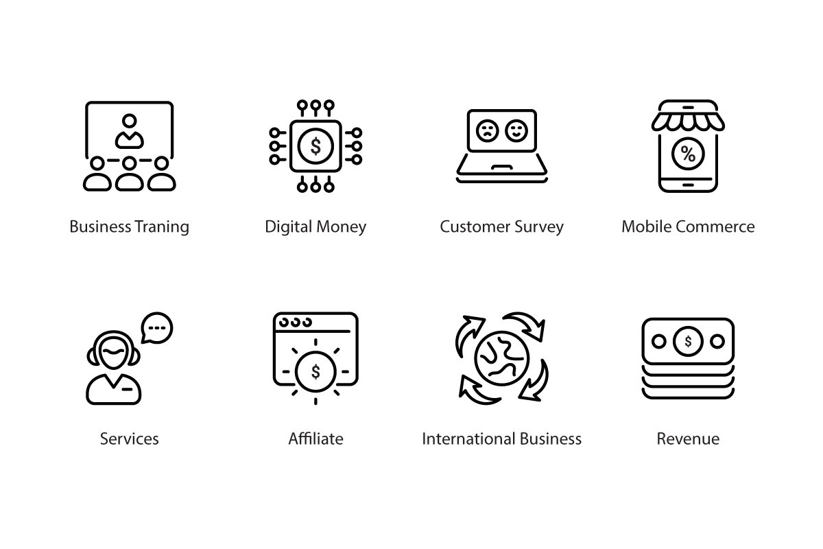Finance 56 thin line icons, an Outline Icon by vectorstank (Photo 9 of 9)