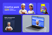 Chef Characters, a Characters & Person 3D Model by Digital Blood (Thumbnail 2 of 11)