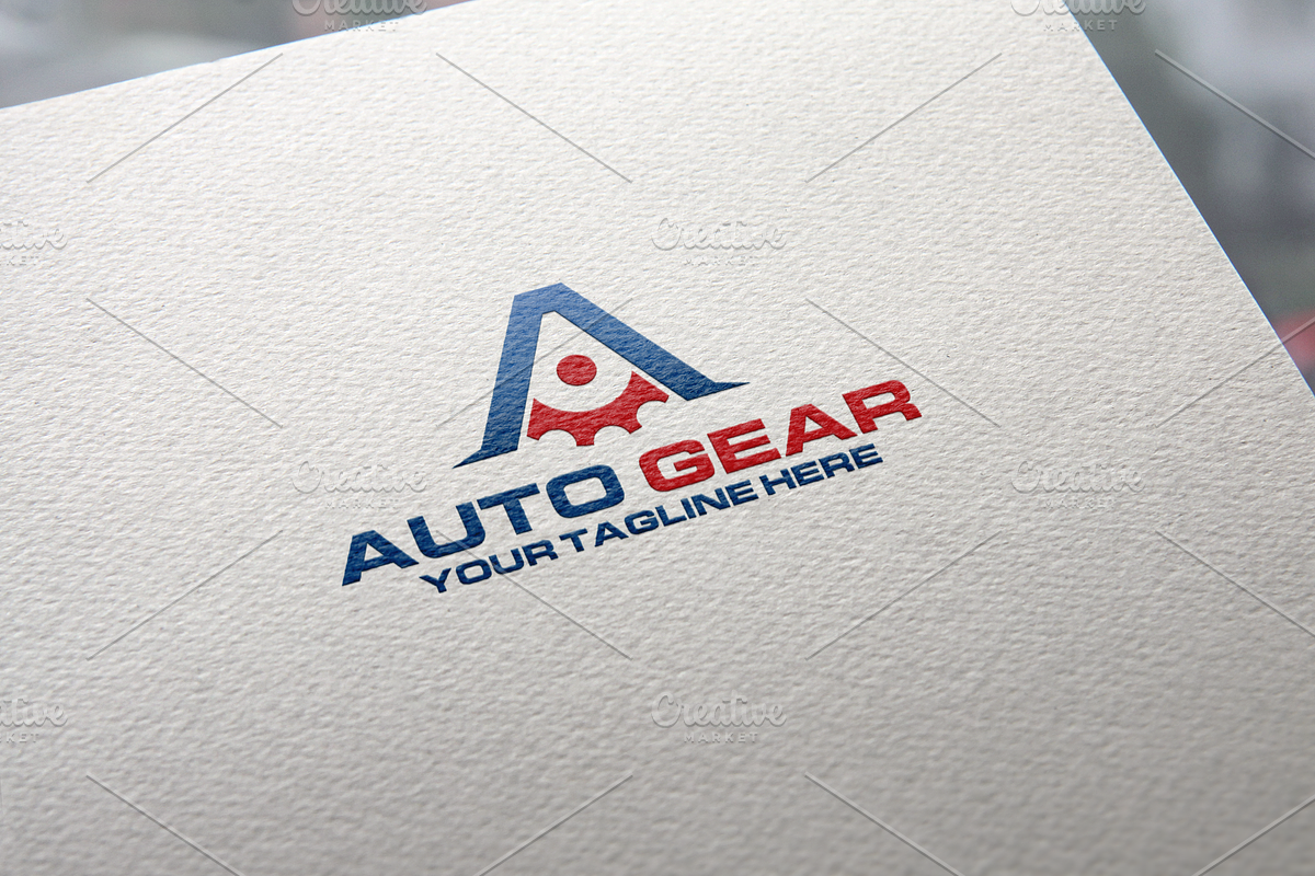 Auto Gear | Letter A Logo, a Branding & Logo Template by REDVY CREATIVE