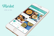 Market iOS UI Kit, an UI Kit Template by Bear Studio (Thumbnail 1 of 4)