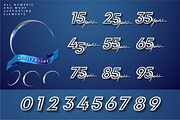 Anniversary logo and greeting card, a Card Template by OtpirusGraphic (Thumbnail 2 of 5)