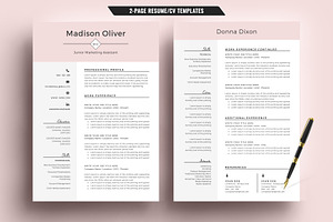 Professional Resume/CV Template Word