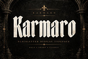 Karmaro, a Blackletter Font by Wow Magic (Thumbnail 1 of 5)