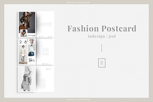 Fashion Postcard, a Card Template by Ahsanjaya