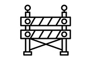 Barrier Line Icon, an Icon by Pexelpy (Thumbnail 1 of 2)