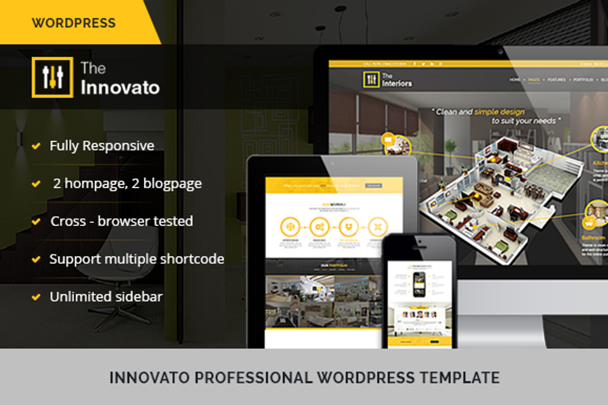 Innovato Bussiness WordPress theme, a WordPress Template by kopasoft