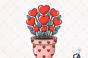 Valentine's Day Pot Png Sublimation, an Illustration by Creative Art (Thumbnail 1 of 6)
