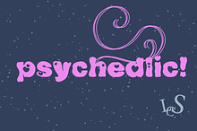 Psychedelic Heart Retro Bubble Font