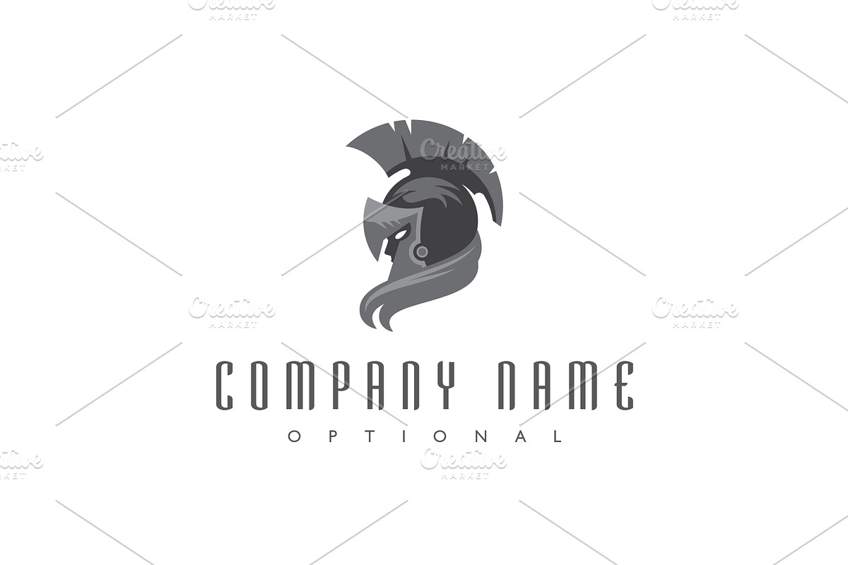 Spartan Warrior Custom Logo, a Branding & Logo Template by ARTE MIGUEL (Photo 3 of 3)
