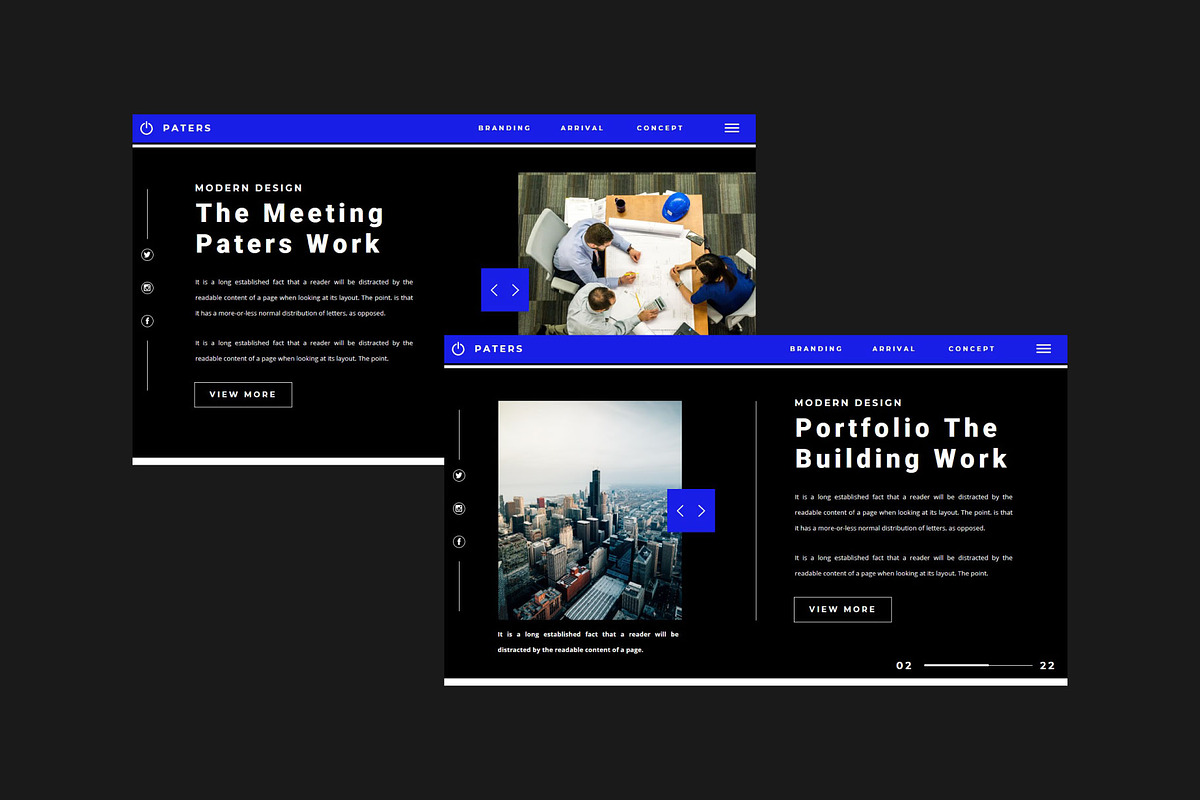 PATERS Powerpoint Template, a Presentation Template by Yo Slide