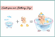 Bath Time Dog Clipart With Paper, an Illustration by VianneArt (Thumbnail 6 of 8)