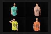 Man's T-Shirt Mock-Up Set, a Shirt Mockup by Freeman Studio (Thumbnail 8 of 16)