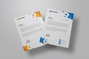 Minimalist Business Letterhead, a Stationery Template by BrandlyTemplate