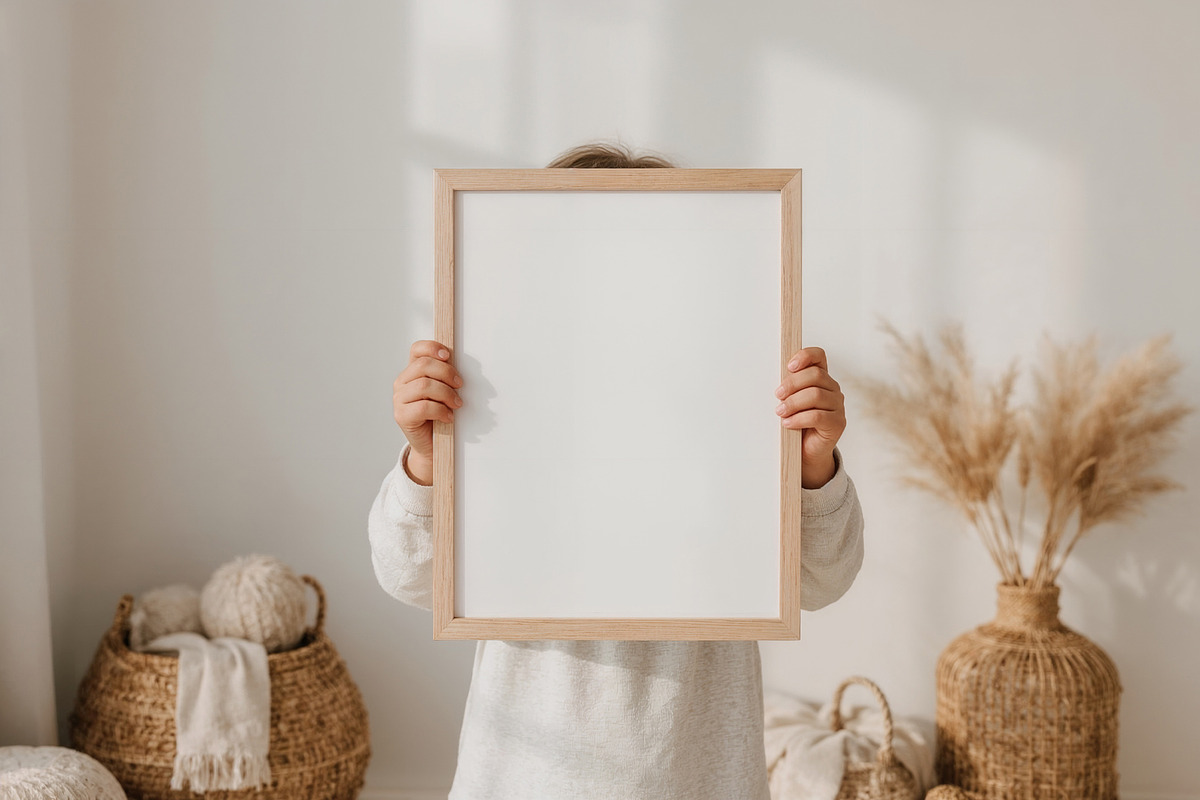 Kids Poster Mockups with Children, a Household Mockup by Alisles (Photo 2 of 11)
