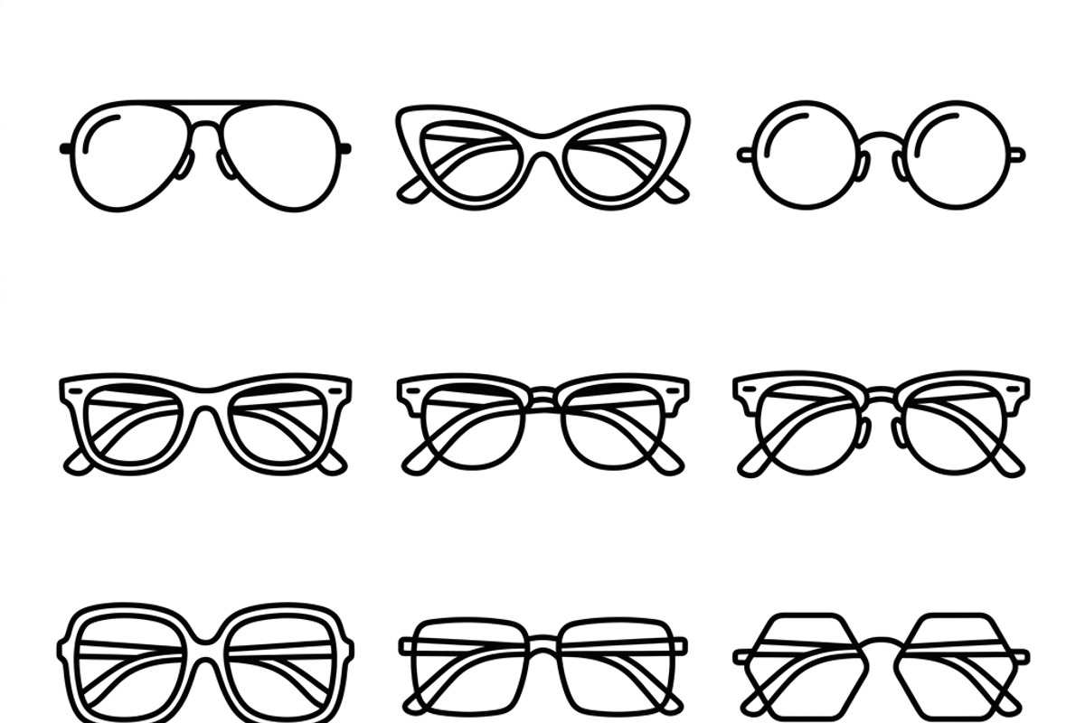 Bundles Set Optical Store Icons, an Outline Icon by adenpinkstore (Photo 17 of 44)