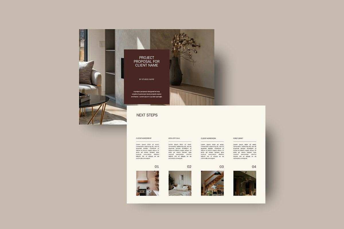 Modern Project Proposal Template, a Presentation Template by Brand & Bloom (Photo 14 of 15)