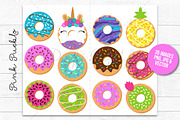 Donut Clipart and Vectors, an Illustration by PinkPueblo (Thumbnail 3 of 4)