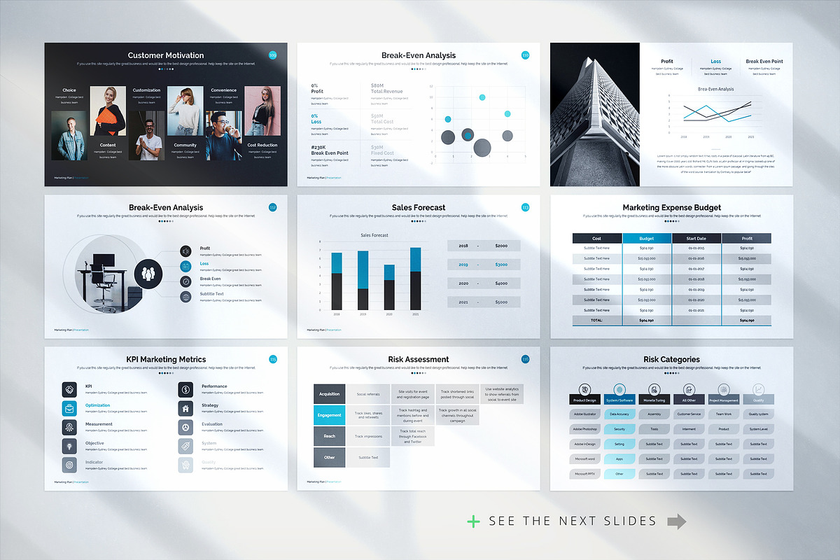 Marketing Plan Keynote Template, a Presentation Template by WhiteGraphic (Photo 17 of 22)