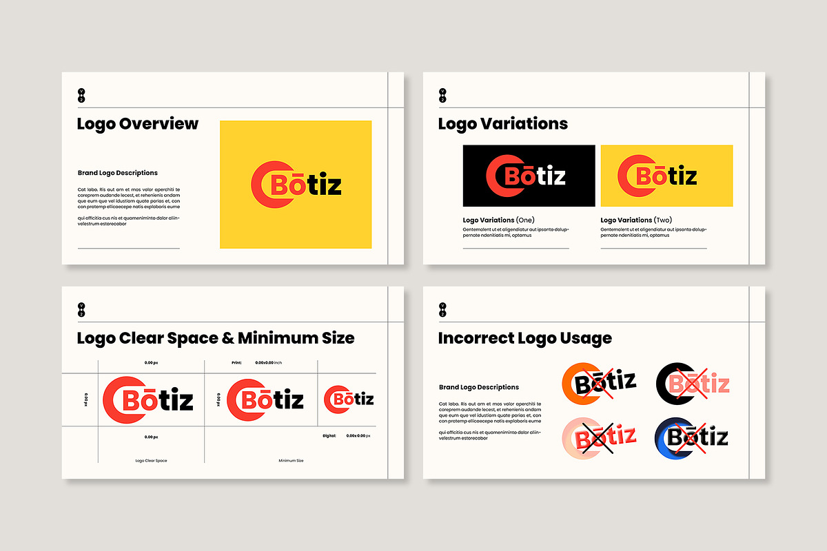 Brand Identity Guidelines Template, a Presentation Template by E-Type (Photo 3 of 5)
