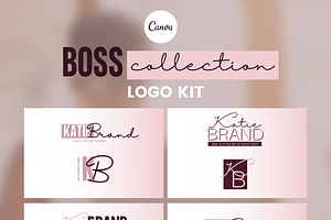 Canva Logos kit/Logos Kit template