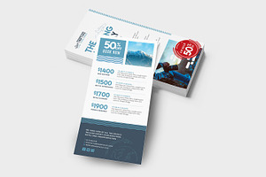 Travel Company DL Card Template