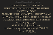 Grand Sword, a Serif Font by Ahmet Altun (Thumbnail 9 of 9)
