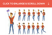 Big Cartoon People Character Kit, an Education Illustration by Boyko Pictures (Thumbnail 9 of 9)