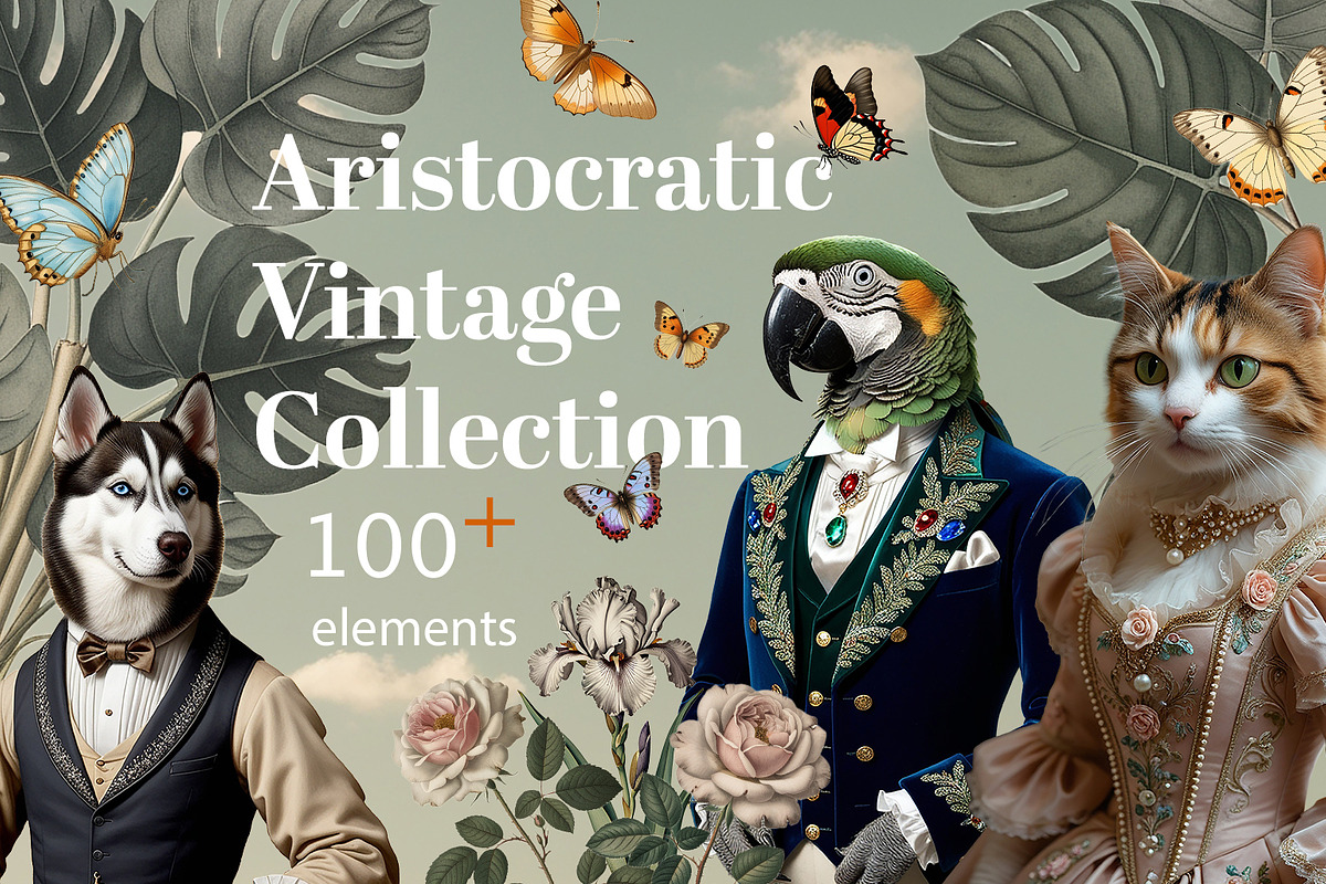 Aristocratic Vintage Collection, an Animal Illustration by Flo Sacred Art (Photo 10 of 10)