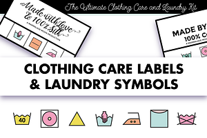 Clothing Labels And Laundry Symbols