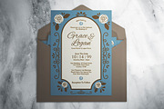 Vintage Wedding Invitation Suite, an Invitation Template by The Good Store (Thumbnail 2 of 4)
