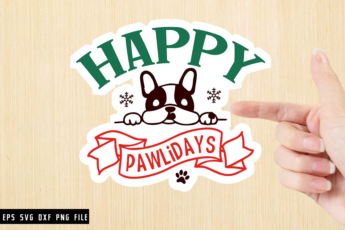 Christmas Dog Sticker Bundle, a Graphic by crative8112 (Photo 5 of 12)