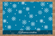 Snowflake Seamless Pattern, an Illustration by Johanna V. Creative (Thumbnail 4 of 5)